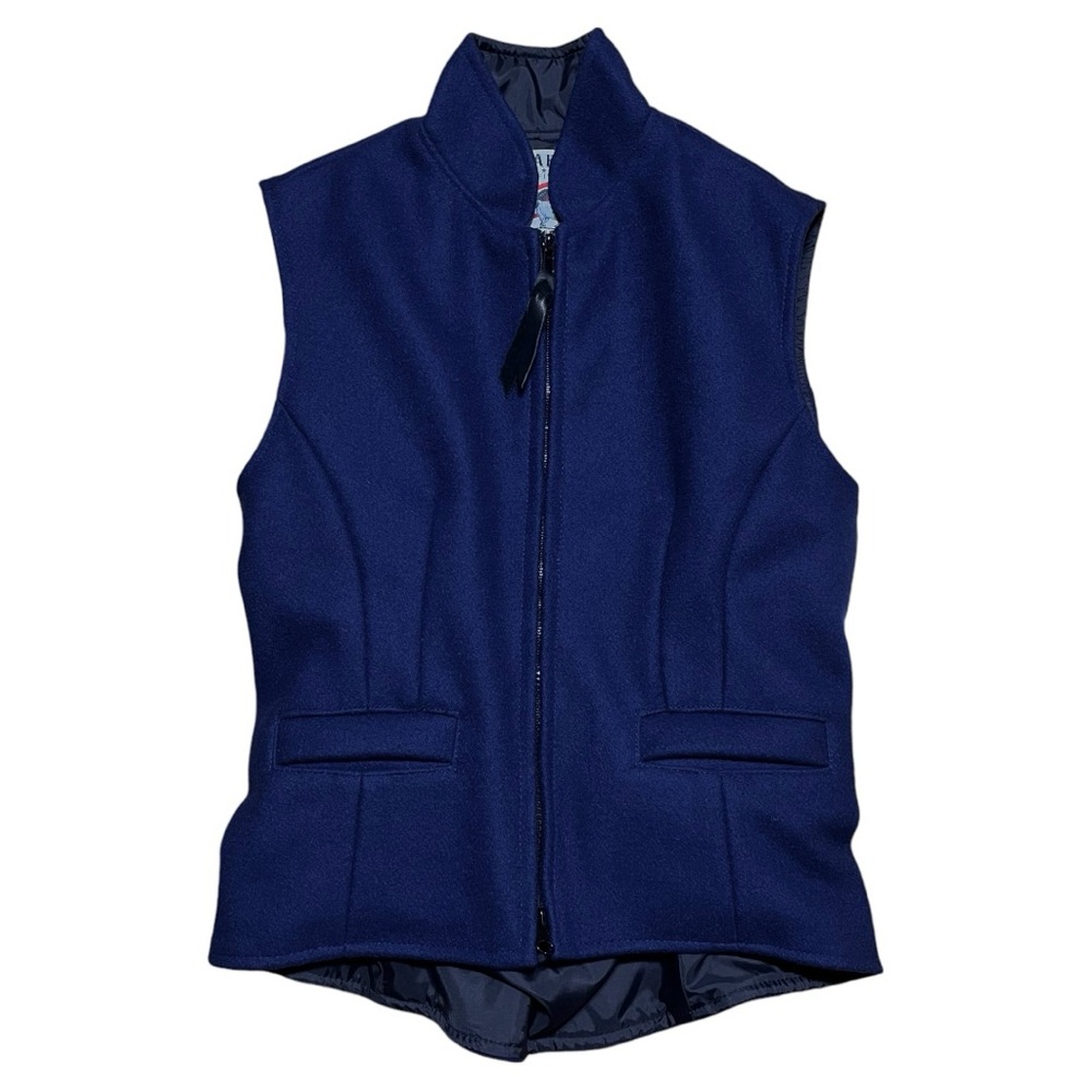Schaefer Outfitter Wm’s Wool Blend Vest NWT In Navy Blue Sz XS